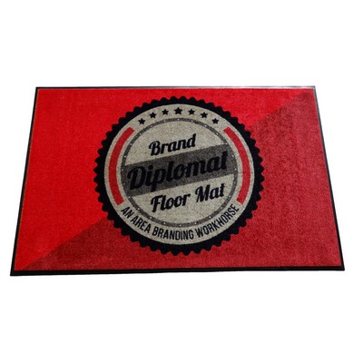 Brand Diplomat Custom Branded Logo Rug - 2' X 3'